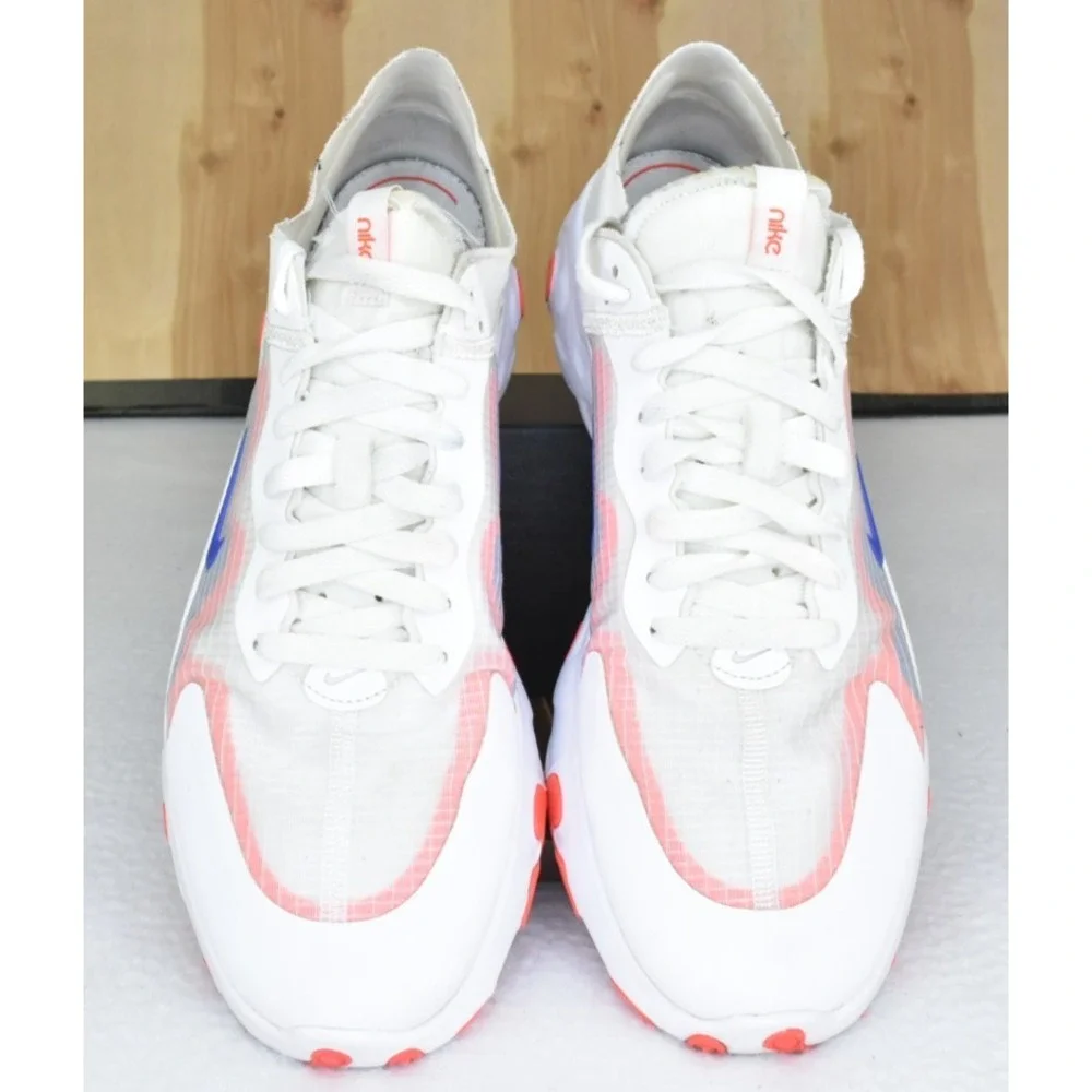 Nike Renew Lucent Men Shoes Size 12 White Royal Crimson Sneakers BQ4235-104